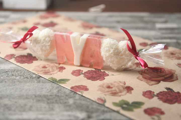 Jabones como recuerditos de boda 🧼 - 4