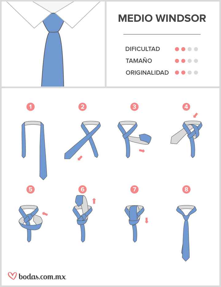 Novio ¿No sabes cómo amarrarte la corbata? Aquí te ayudamos👇 - 8