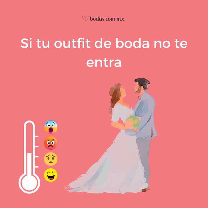 Como reaccionas si tu outfit de boda no te entra - 1