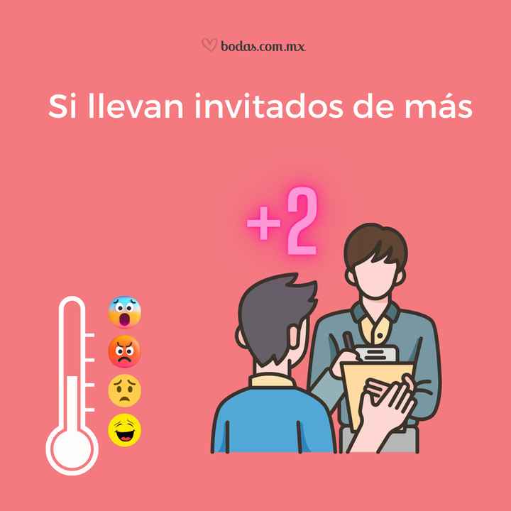 Como reaccionas si llevan invitados de más - 1