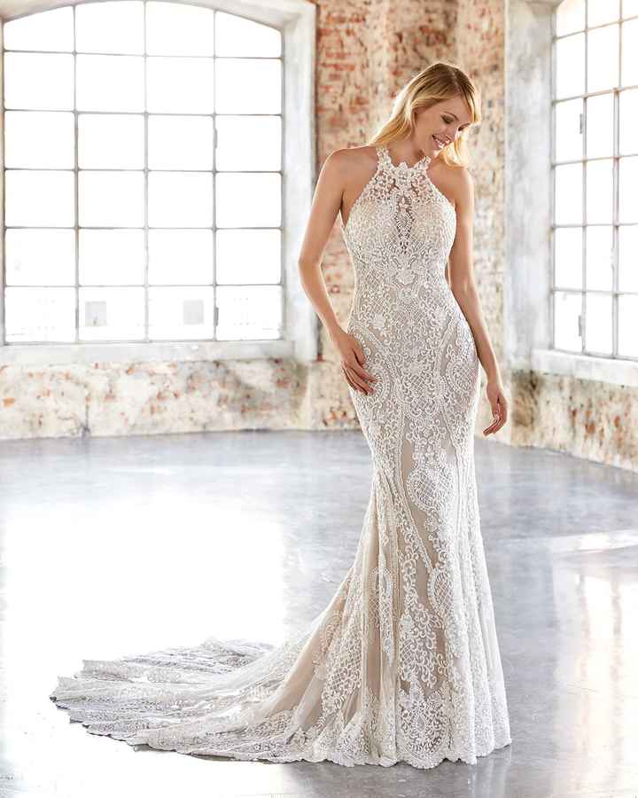Escote halter: a o b - 2
