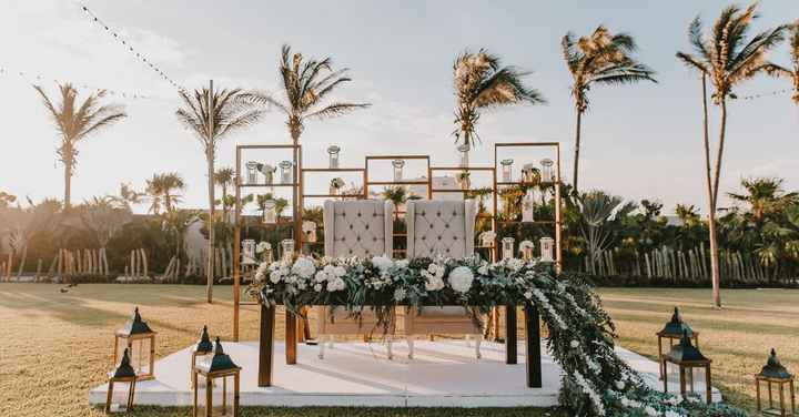 6 ideas de decoración con flores blancas para la mesa de novios ¡Descúbrelas!👇 - 7