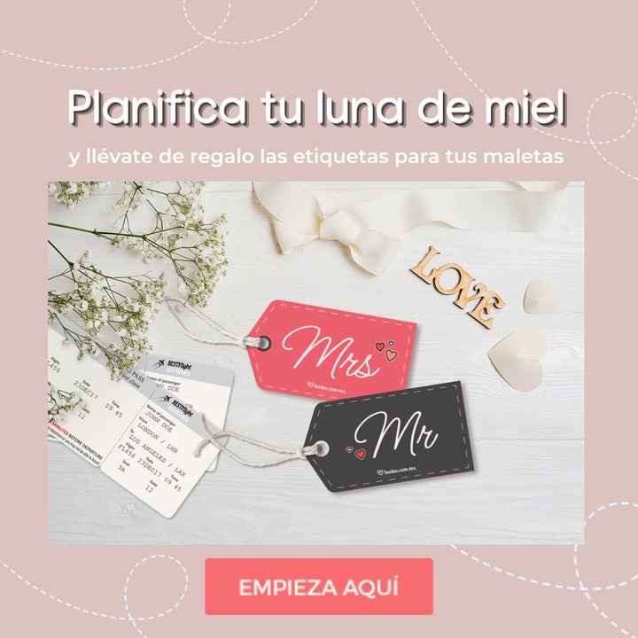 Planifica tu luna de miel y ¡Llévate de regalo las etiquetas para tus maletas!✈️ - 1