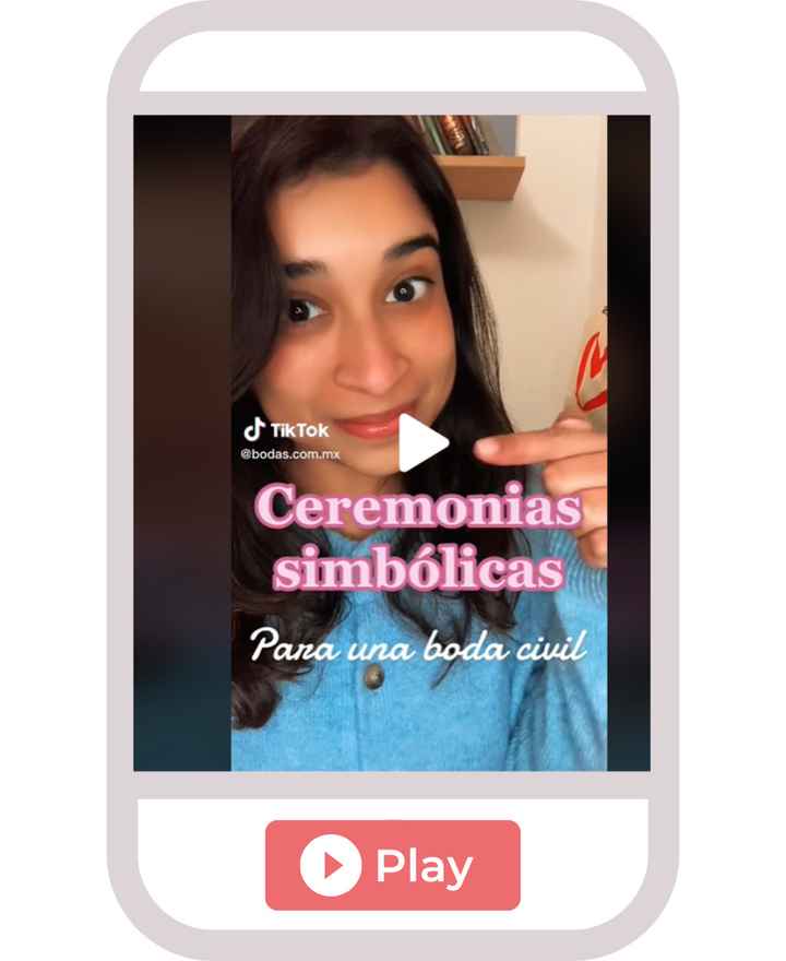 Ceremonias simbólicas para una boda civil😍 - 1