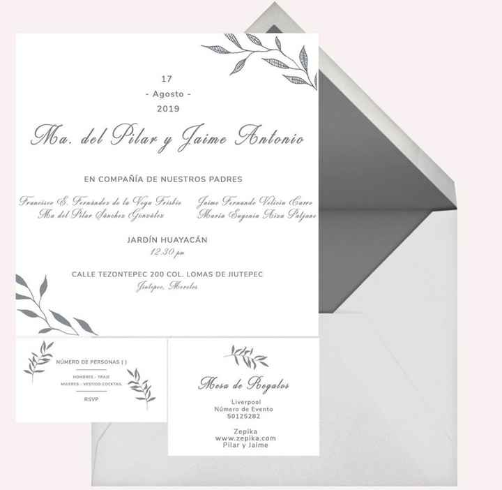 ¿Una invitación por familia o por persona? 💌 - 1