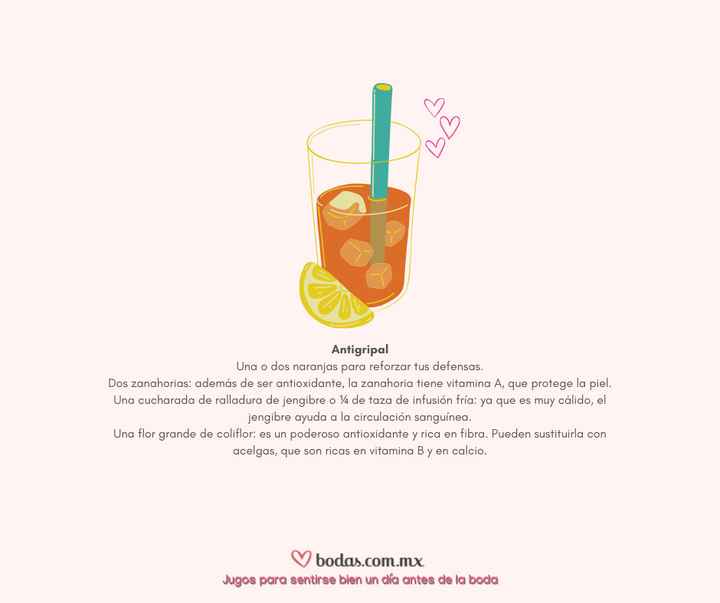 Jugos para sentirse bien un día antes de la boda 🧃 - 3