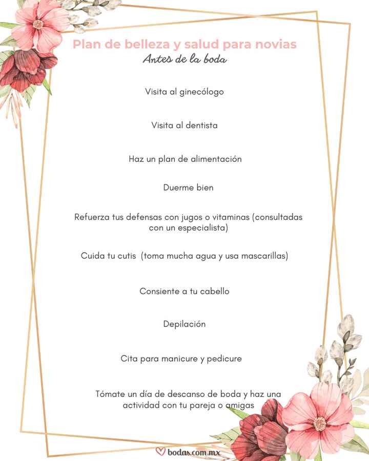 Plan de salud y belleza para novias ⚕️ - 1