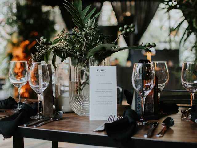 Inspírate en esta boda negro con verde 🖤💚 - 4