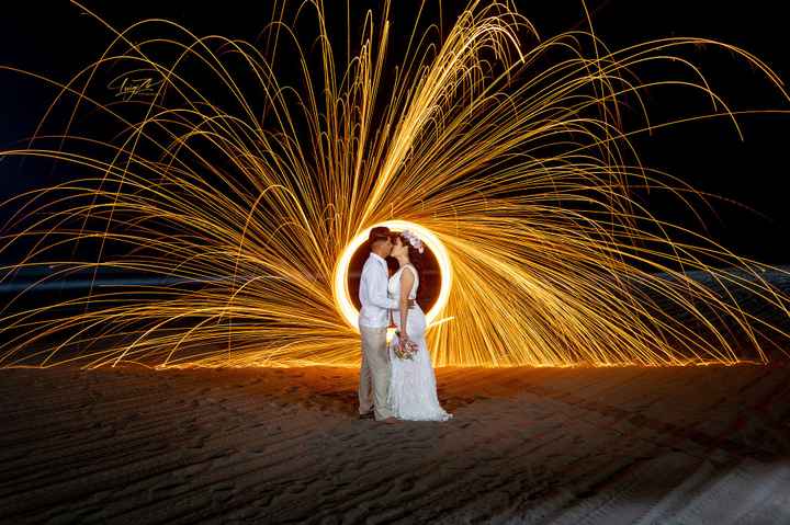 Fotos pintadas con luz pintada para la boda 📸 - 1