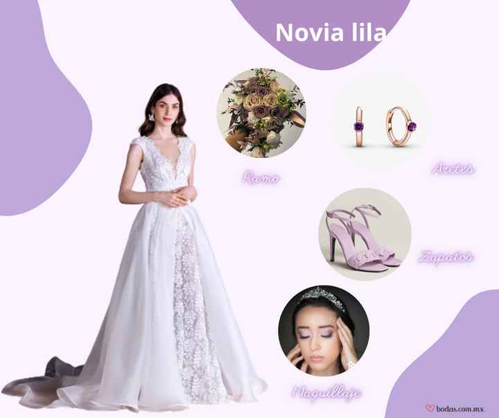 INSPIRACIÓN: Novia en lila 💜 - 1