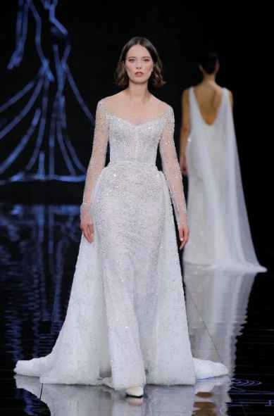Aquí están las tendencias en vestidos de novia 2024 directamente de la BBFW 👇 - 4
