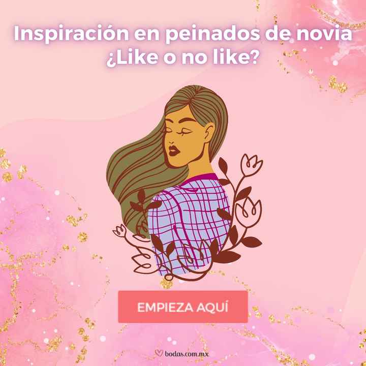 Inspiración en peinados de novia ¿like o no like? 👍👎 - 1