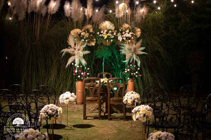 Decoración para una boda civil nocturna romántica ❤️ - 2