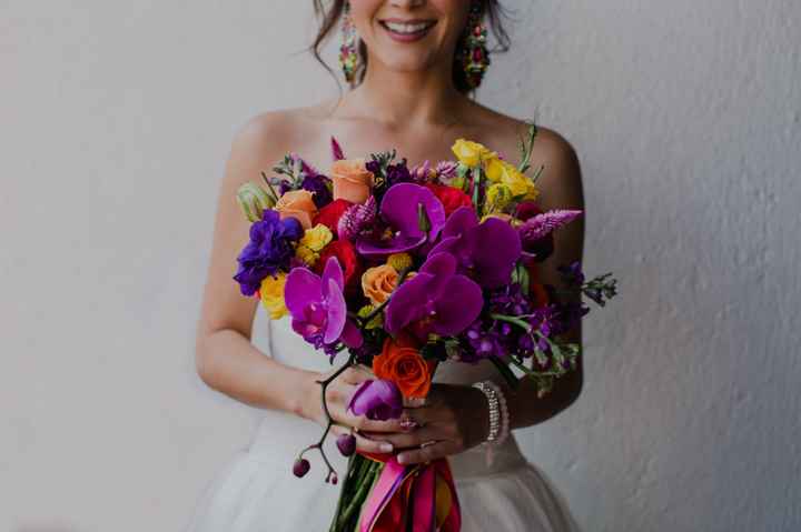 Ramo de colores para novia 💐 - 1