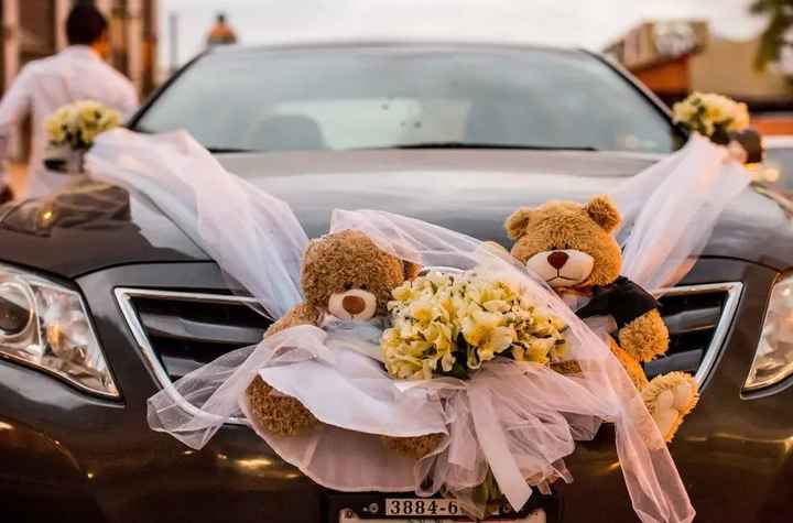 5 ideas para decorar el carro de los novios - 1