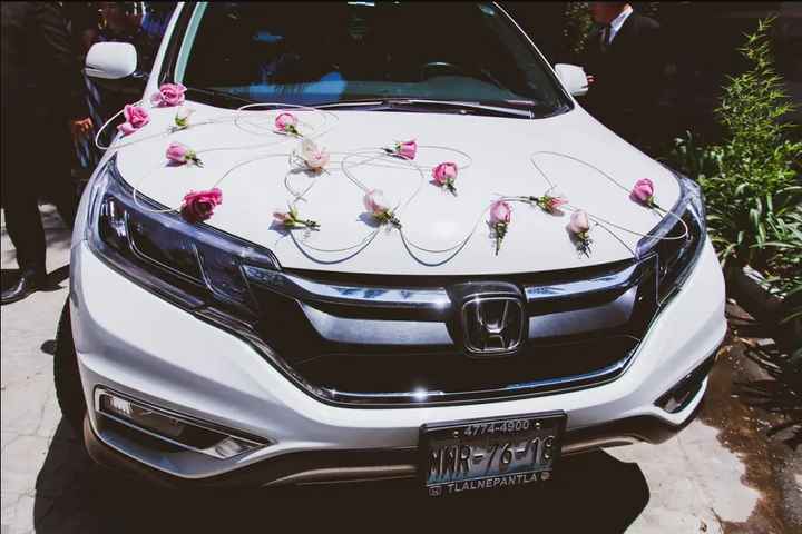 5 ideas para decorar el carro de los novios - 2