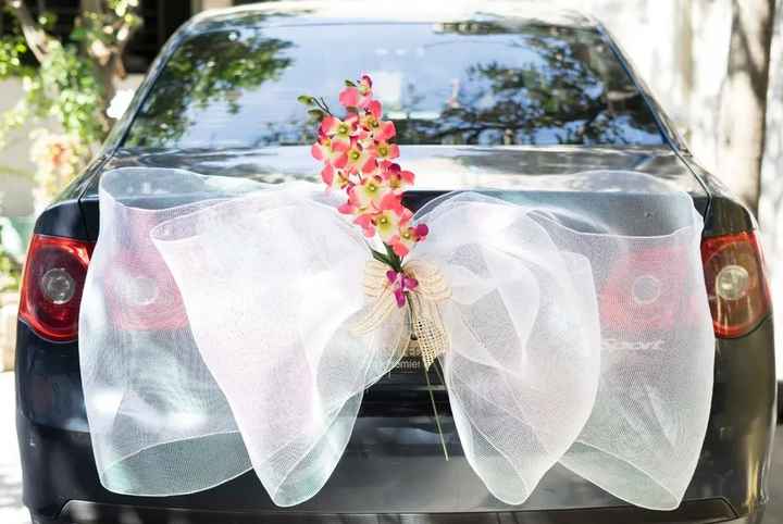 5 ideas para decorar el carro de los novios - 4