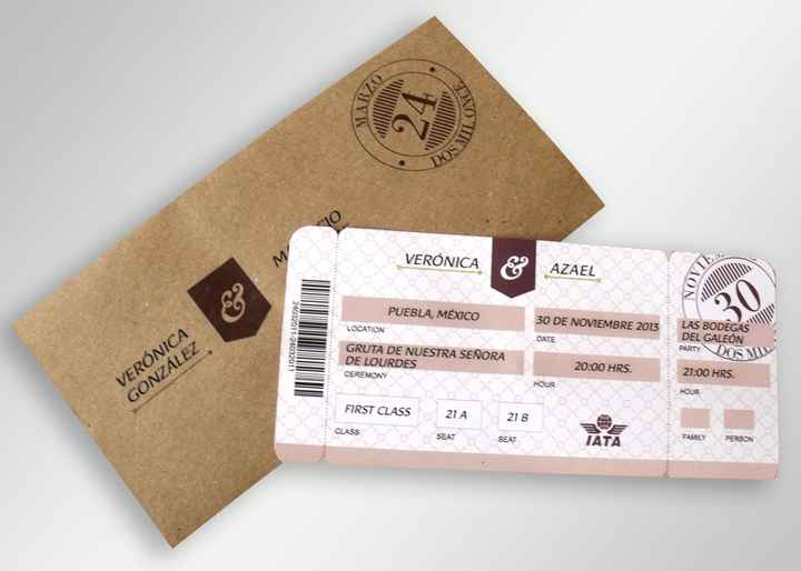 Invitaciones temáticas para los viajeros 🎟️✈️ - 1