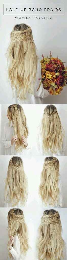 Peinado con cabello suelto y lacio - 4