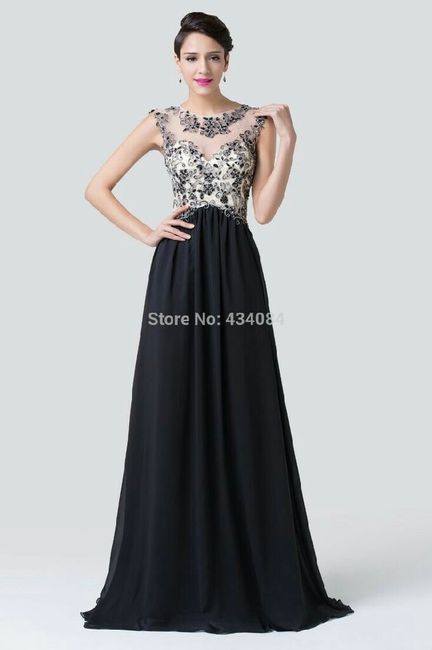 Vestido de noche para boda de mi futura kuñis ! - 2