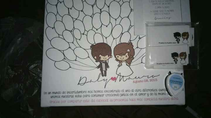 Por fin llego mi cuadro de huellas!!! - 1