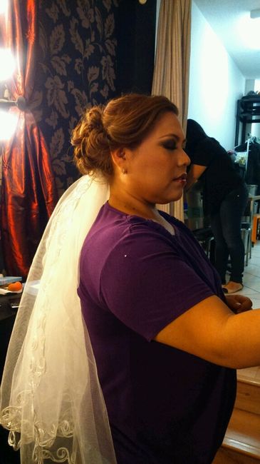 Avances: prueba de peinado, maquillaje ,  velo  y tocado - 6