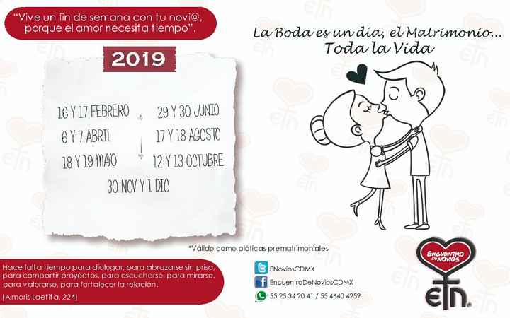 Retiros de Fines de Semana 2019