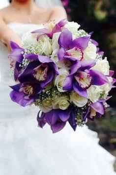 Ramo de novia flores moradas/lilas - 5