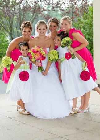 Ideas boda verde y rosa!!! - 9