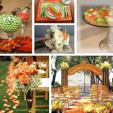 Ideas boda verde y naranja!!! - 1