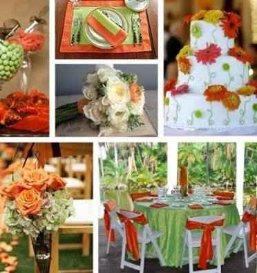 Ideas boda verde y naranja!!! - 8