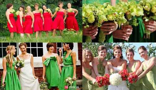 Ideas boda verde y rojo!!! - 1