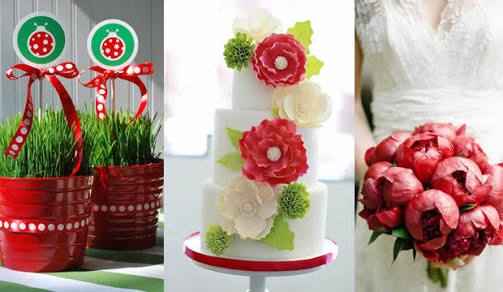 Ideas boda verde y rojo!!! - 3