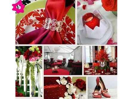 Ideas boda verde y rojo!!! - 4