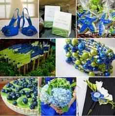 Ideas boda verde y azul!!! - 2