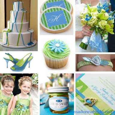 Ideas boda verde y azul!!! - 4