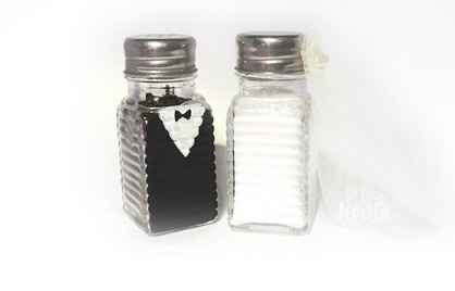 Salero y pimentero nupcial diy - 2