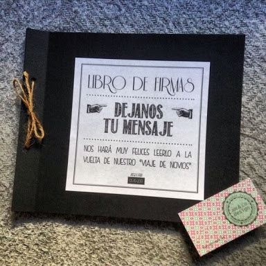 Ideas para libros de firmas!!! - 2