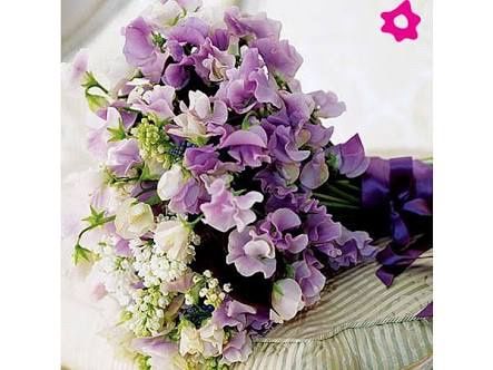 Ramo de novia flores moradas/lilas - 10
