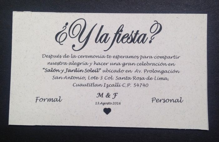 Por fin nuestras invitaciones diy!!! - 4