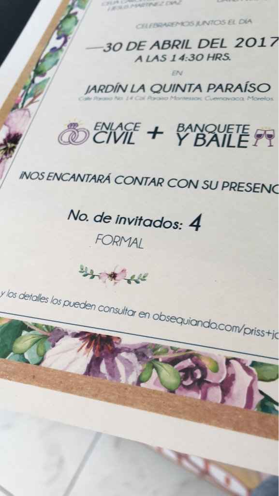 Mis invitaciones - 1