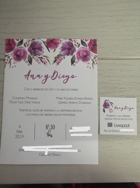 Invitaciones listas!!!! - 1