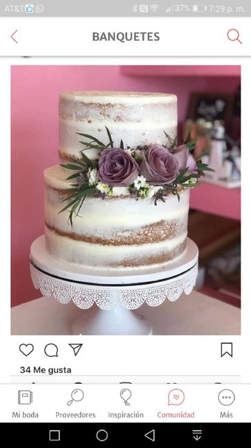 Mi pastel de bodas 🎂 😍 - 1