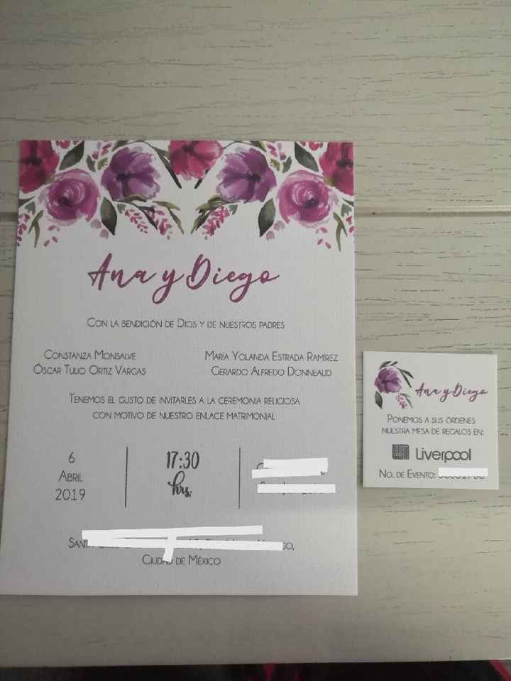 Mis invitaciones - 1