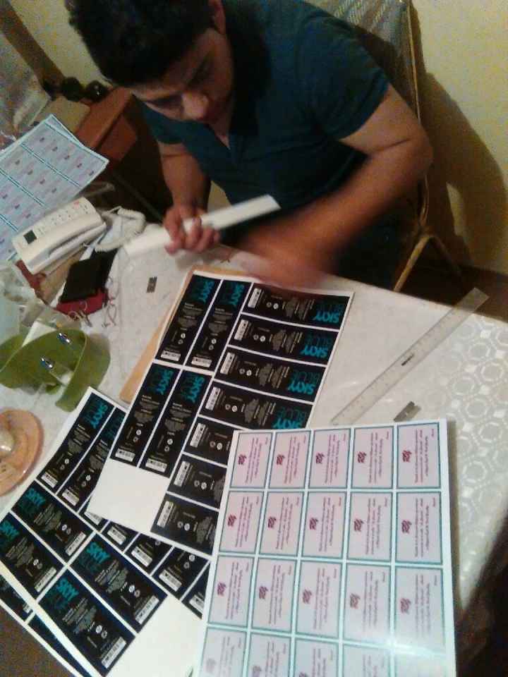 Armando nuestras invitaciones! - 2