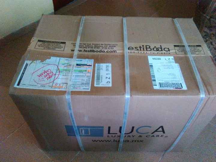 el paquete recien llegado