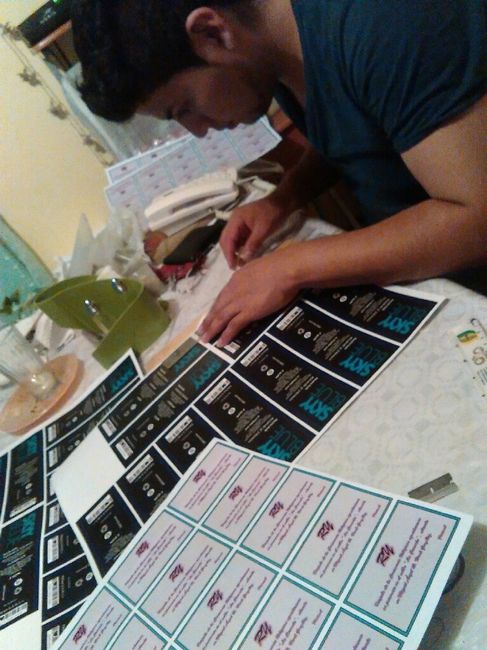 Armando nuestras invitaciones! - 1