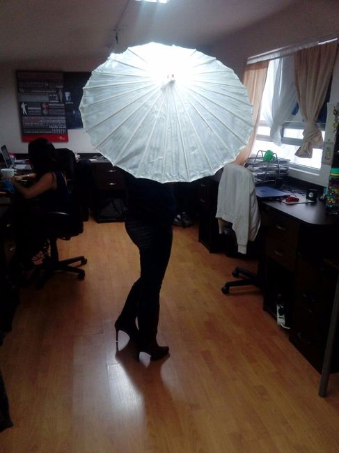 Sombrillas chinas para sesión de fotos damas