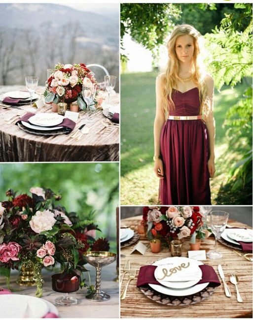 Boda en color vino - 9