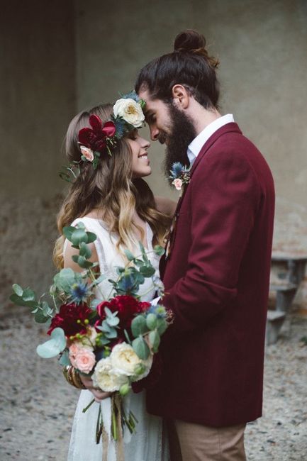 Boda en color vino - 15
